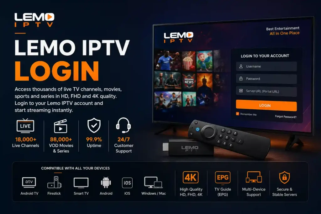 LEMO IPTV LOGIN